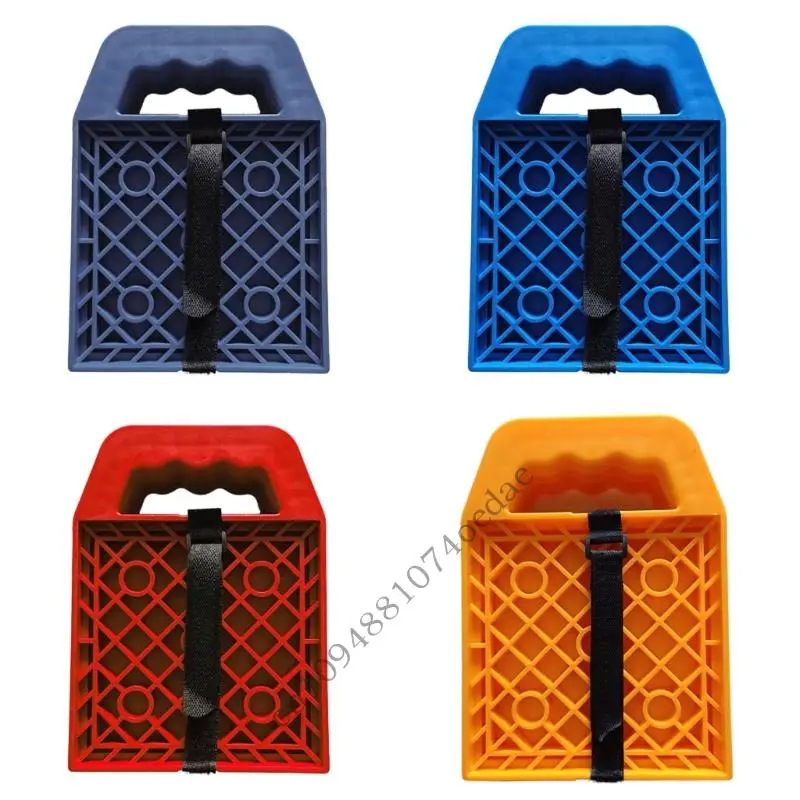 

0XXC Pack of 4 Recreational vehicle Leveling Hurdles Regulator Mattresses with Not Slip Ribbed Fast seal Journeyer Trailer and