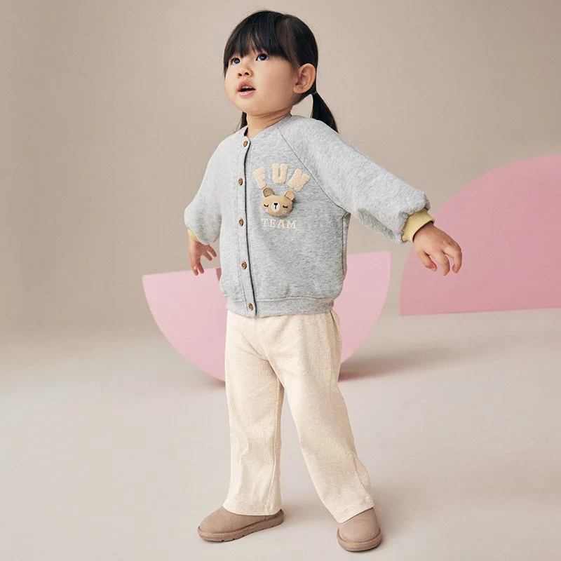 

Girls Suit Cute 3D Decorative Children's Clothing Trendy Children's Outfit Wholesale