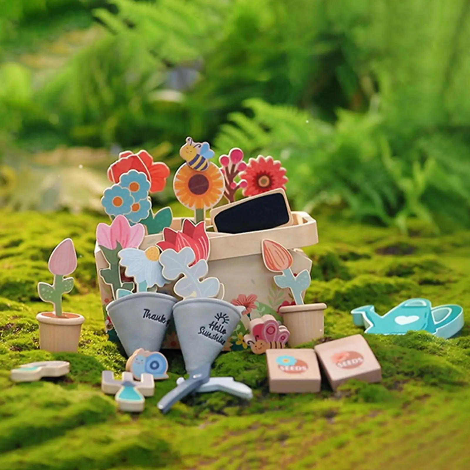 

Игрушечный набор для цветочного сада, игрушка для посадки сада для детей 3-8 лет