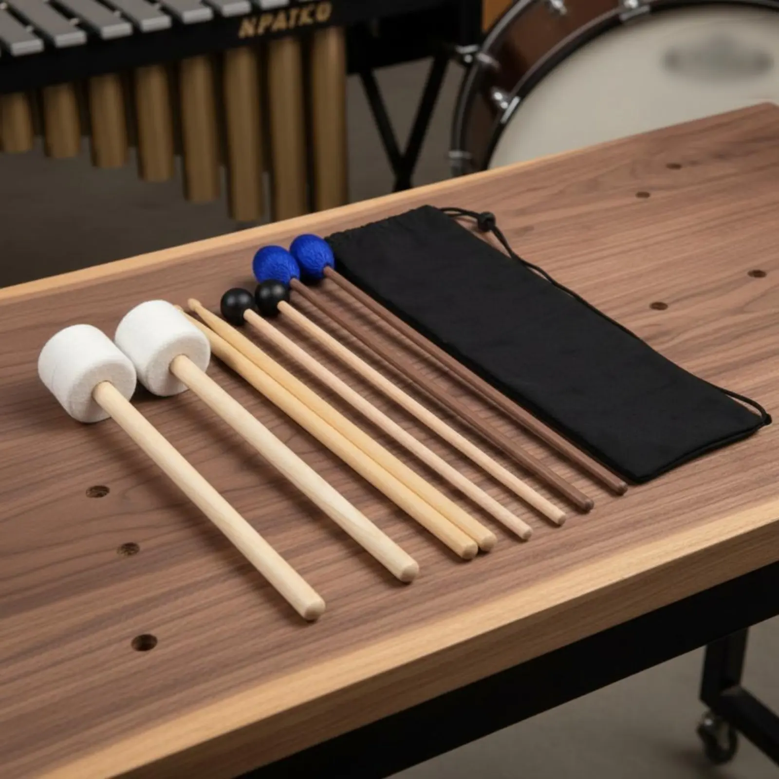 kit-de-baguettes-de-percussion-pour-debutants-baguettes-de-batterie-en-bois-d'erable-et-ensemble-de-maillets-kit-de-maillets-de-percussion-a-large-application-pour-les-etudiants
