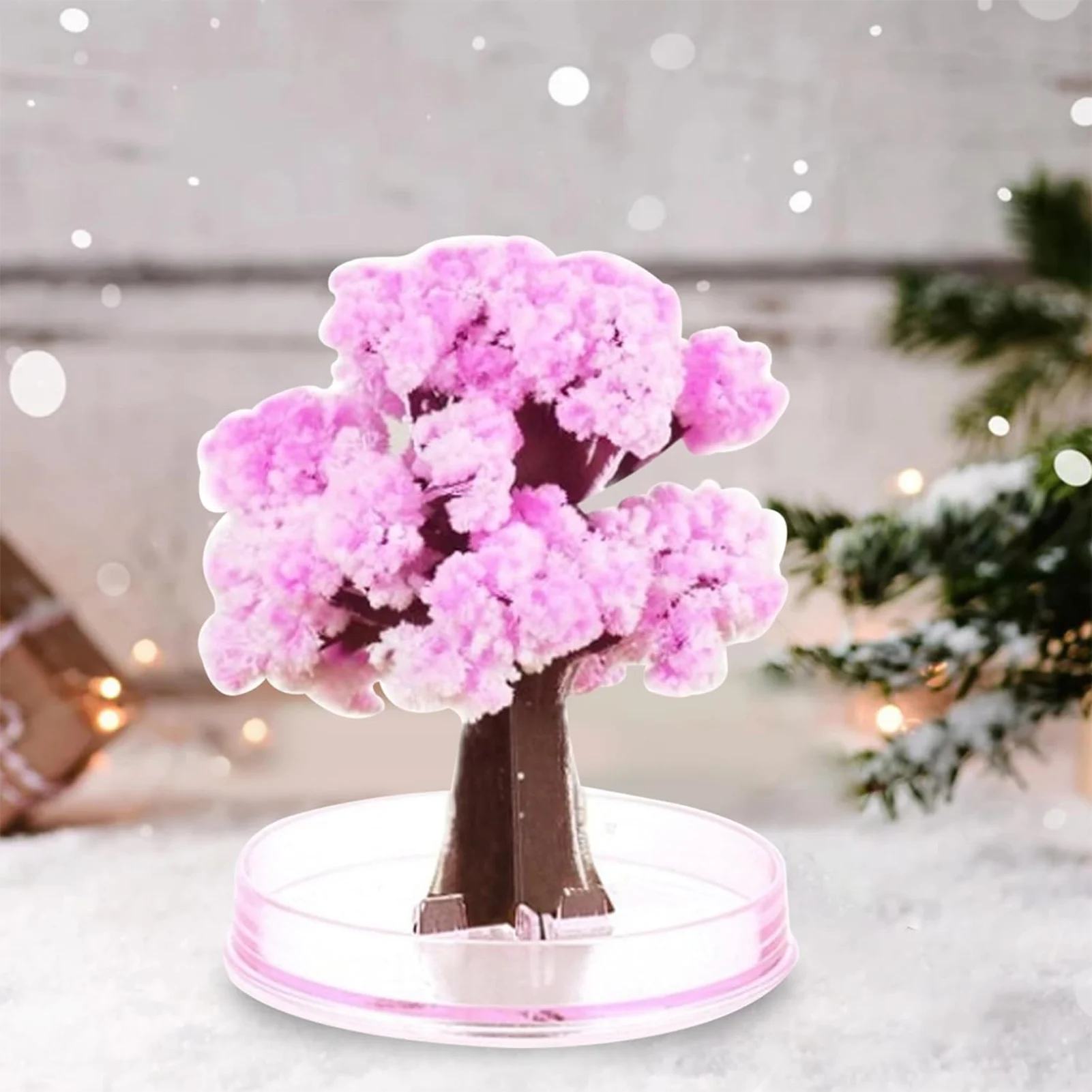 Mini Growing  Tree Toys Colorful DIY Holiday Growing Kit Ornaments Suitable for Kids Birthday Gifts