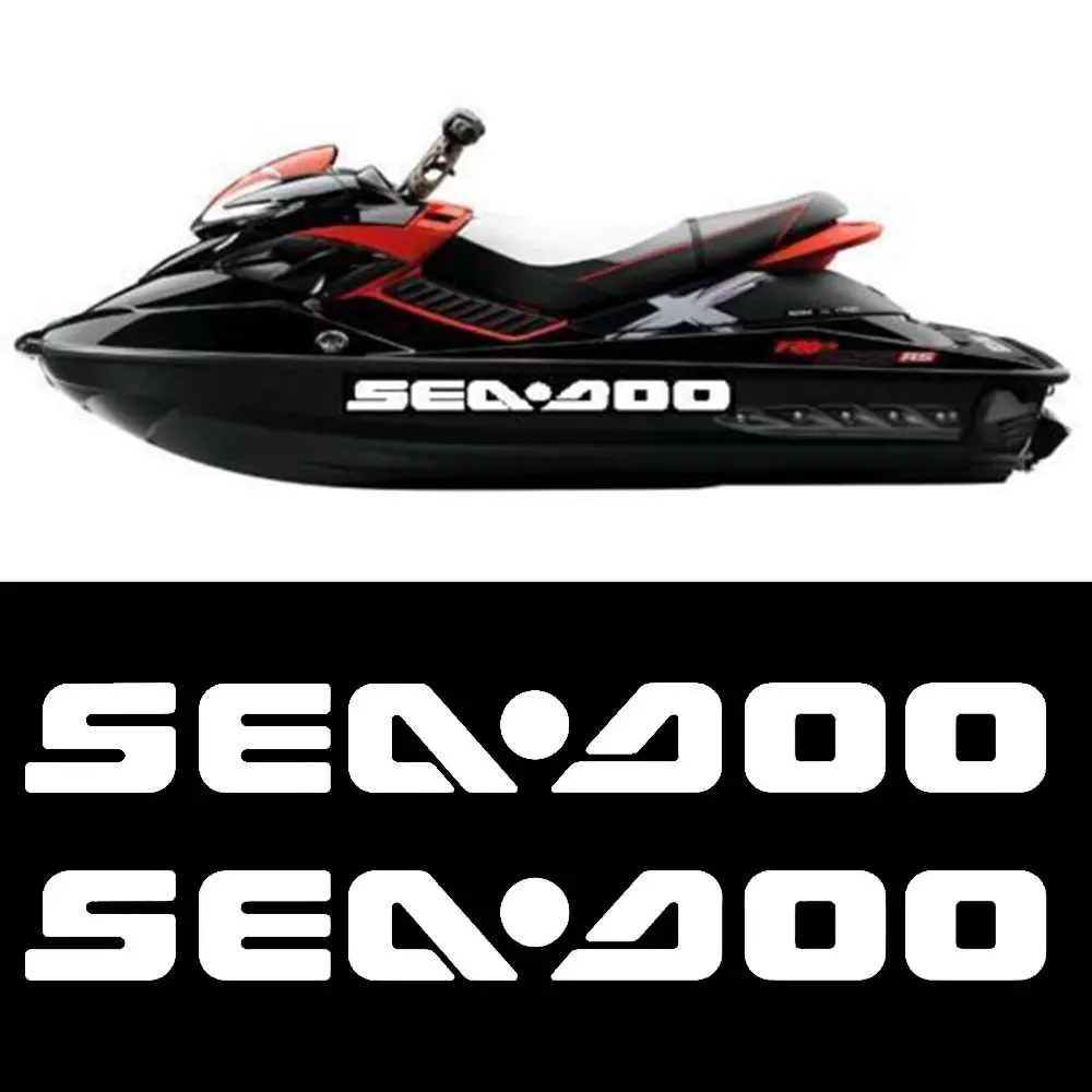 SEA DOO 쿼드 보트 자동차 밴, 소형, 중형, 대형, 비닐 데칼 스티커, 2 개, 4X4