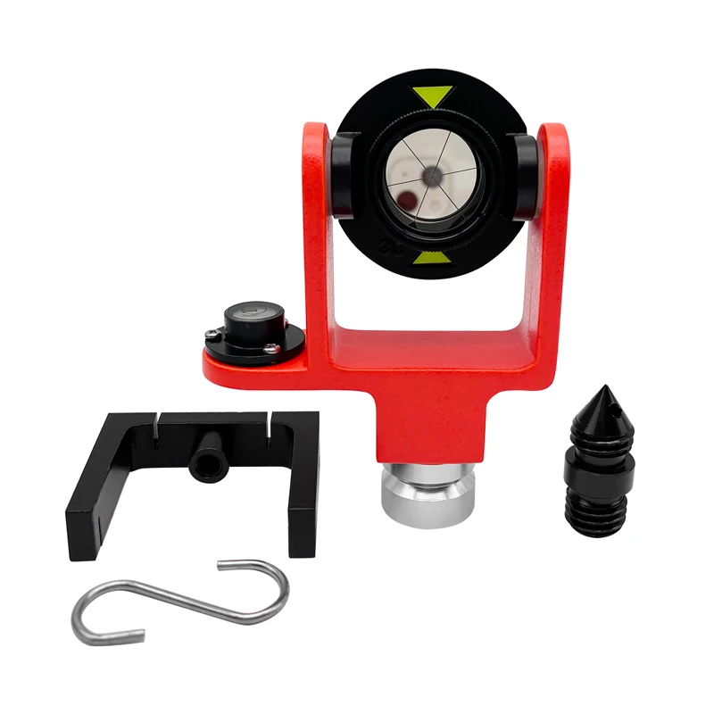 

Mini Prism 102 METAL MINI PRISM OFFSET 0/-30 With 5/8" Mounting Thread W/ SIDE BUBBLE W/ SOFT BAG Total Station