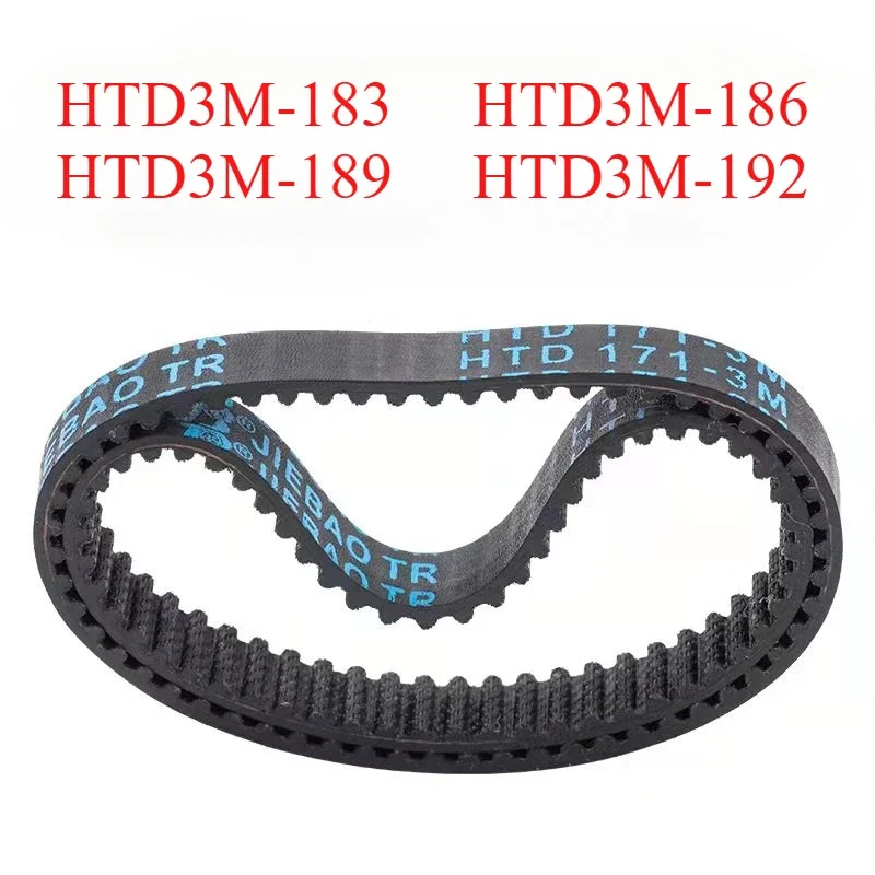 1 قطعة \ 2 قطعة المطاط مؤقت اشتعال HTD3M-183 HTD3M-186 HTD3M-189 HTD3M-192 الصناعية محرك حزام قوس الأسنان حزام العرض 6 \ 7 \ 8 \ 9 \ 10 مللي متر