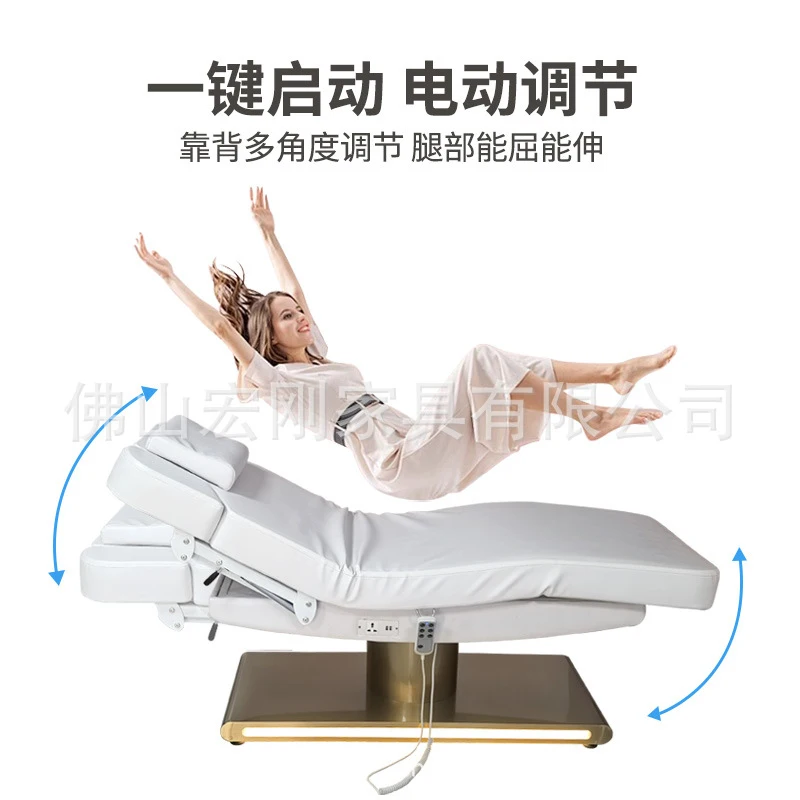 Massage Table & Bed,Beauty Oil SPA, Back Massage, Orthopedic Relaxation, Comfortable Bed Surface With Face Hole, Recli