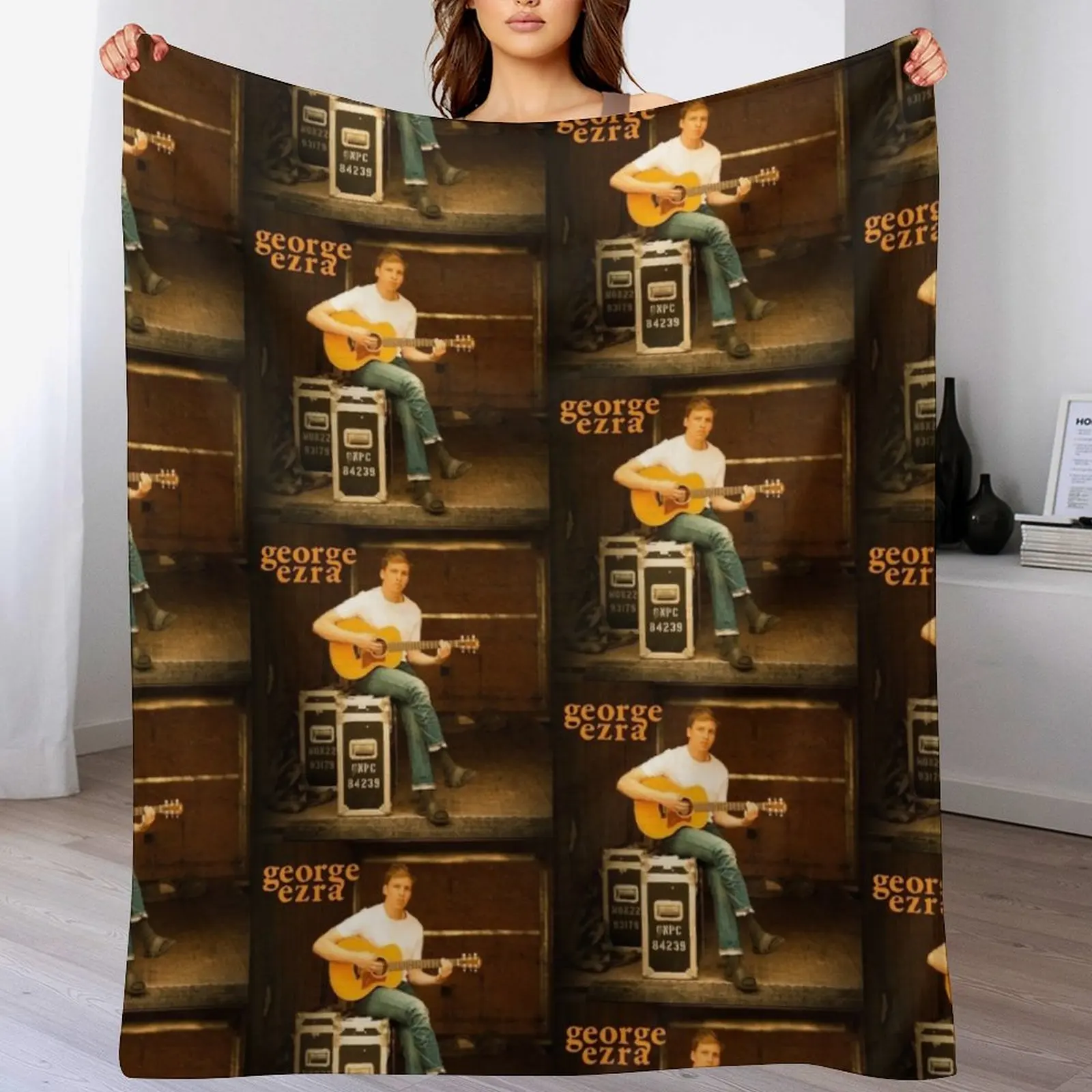 

george ezra tour 2019 2020 satukosong Unisex T-Shirt Front Throw Blanket blankets and throws Thermals For Travel Blankets