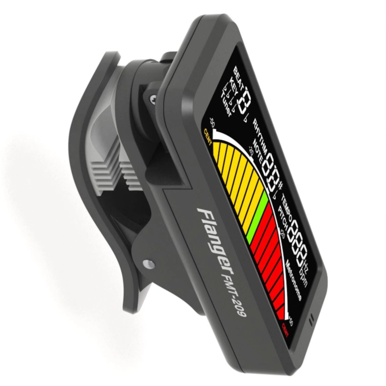 Attach-on Tuner with Metronome Easy to Read Guitar Tuner with Metronome Portable Digital for Guitarists, Practice, Rehearsal