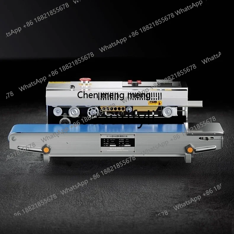 Hot sales  Stainless Steel Continuous Sealing Machine Commercial Fully Automatic Hot Melt Large Industrial Heat Sealing Machine