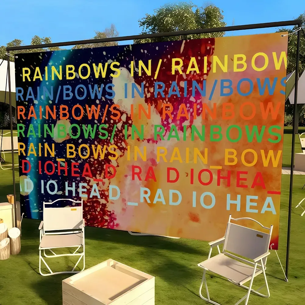 Rock R-Radiohead-S OK Computer Music flag For Living Room Home Dorm Decor Wall Outdoor Camping Party Banner Gifts