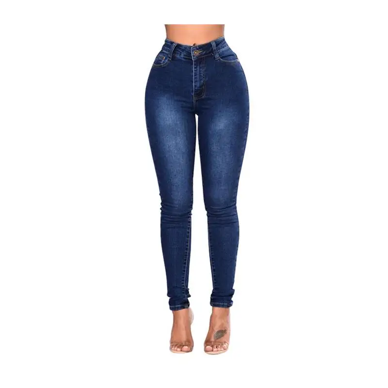 Faionable سليم صالح الدينيم كابري السراويل النسائية مرونة عالية الخصر السراويل الطويلة الخريف جديد Sle واي Eaby السراويل القدم الصغيرة #5