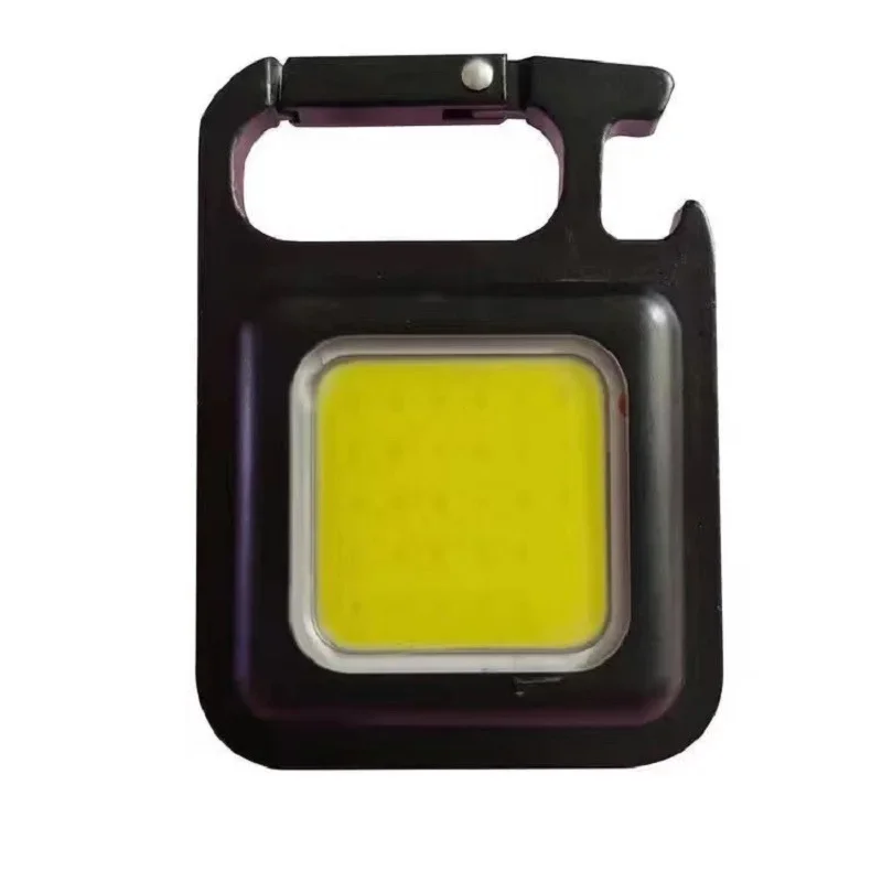 Mini porte-clés portable COB aste, lampe de bain, lampe de travail, lampe de camping multifonctionnelle, éclairage de secours extérieur