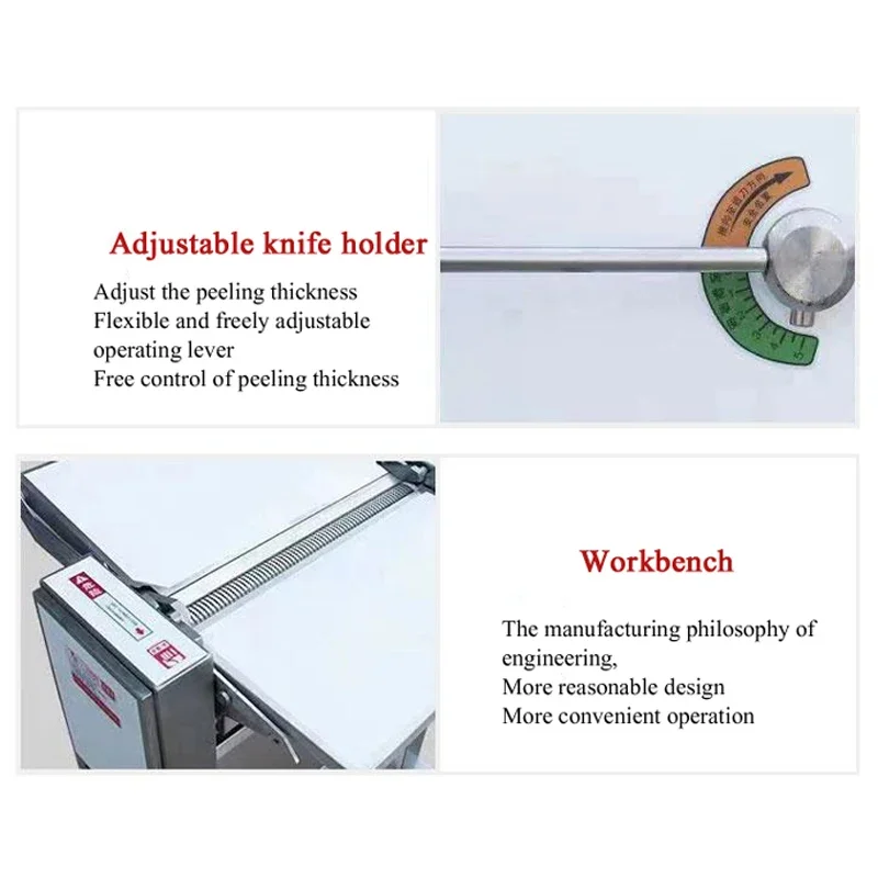 2026 New Commercial Automatic Meat Skinner, Pork Skin Removing Peeler for Meat Processing Machinery