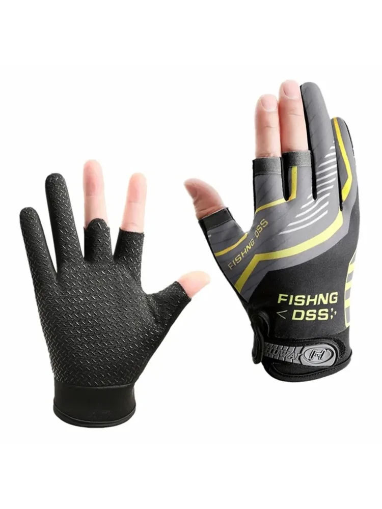 AliExpress NONE Anti-Slip Fishing Gloves Wear-resistant Summer Outdoor Breathable Angling Cycling Sports Gloves Fishing Apparel Fishing Gloves