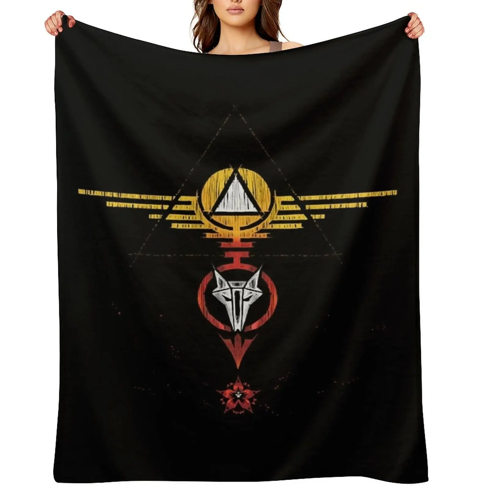 

Red Rising Color Pierce Brown Throw Blanket Bed for sofa heavy to sleep valentine gift ideas Blankets