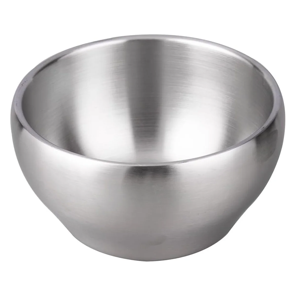 Stainless steel bowl Ice Cream Bowl Insulated Bowl 15oz Double Wall Soup Bowl SUS304 Stainless Steel Cereal Bowl, Set of 2