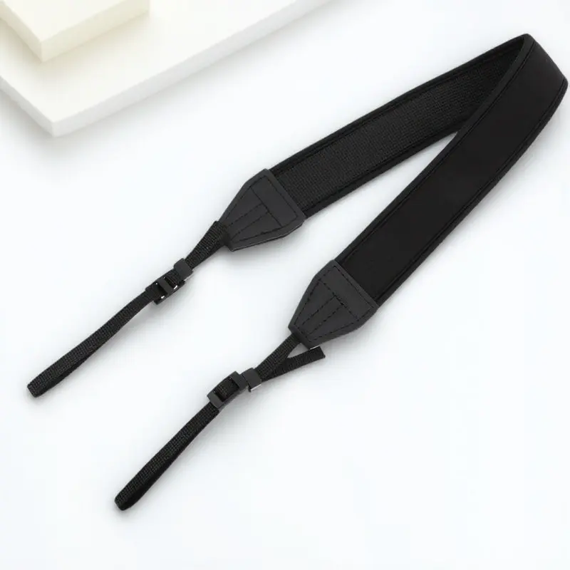 2Pcs Camera Shoulder Strap Adjustable Comfort Fit Neoprene and Cotton Construction Prevents Drop during Outdoor Activities