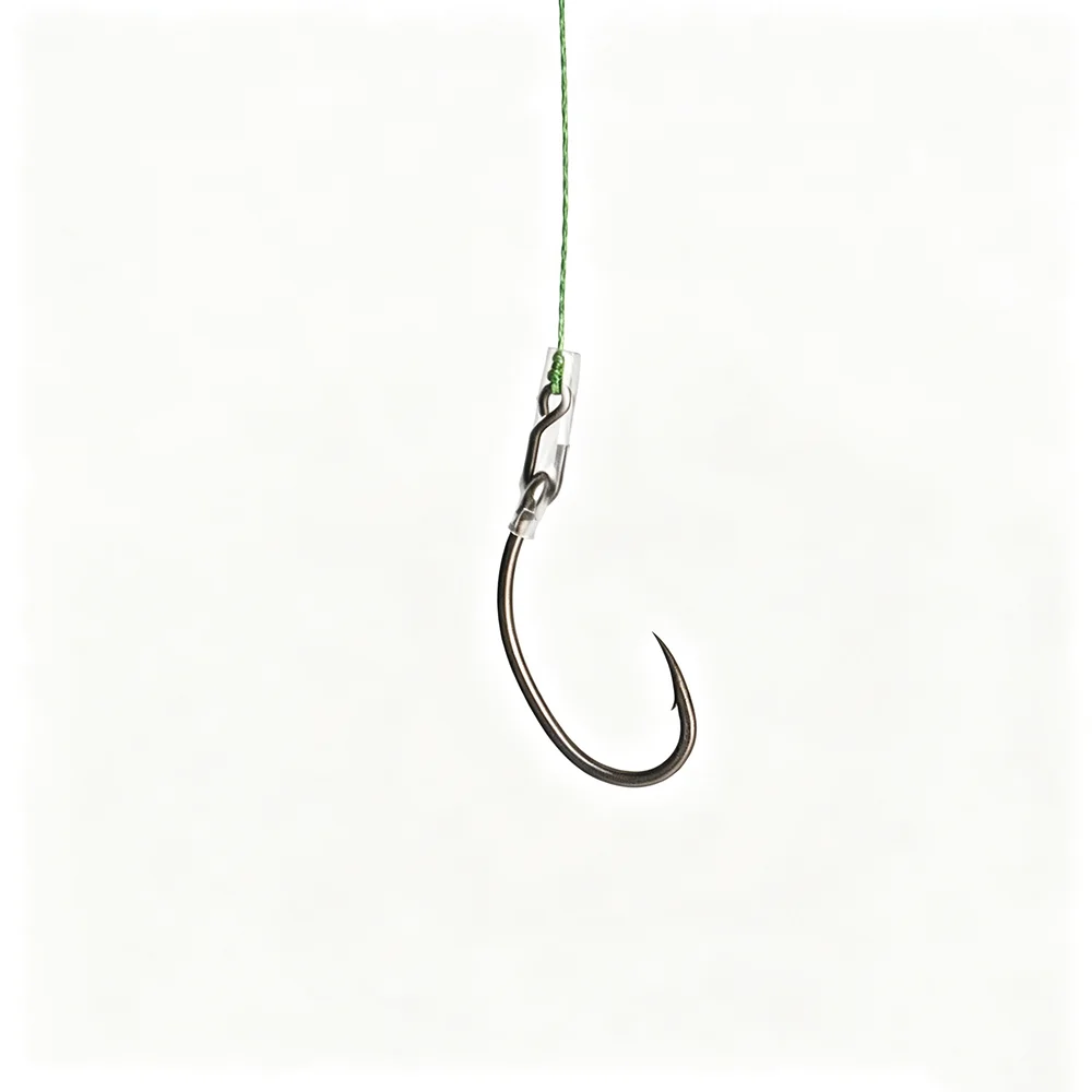Hirisi AG206 100 Stück Karpfenangeln Schnellverschluss-Clip Ronnie Rig Hakenverbinder Karpfenangel-Zubehör – Detail 7