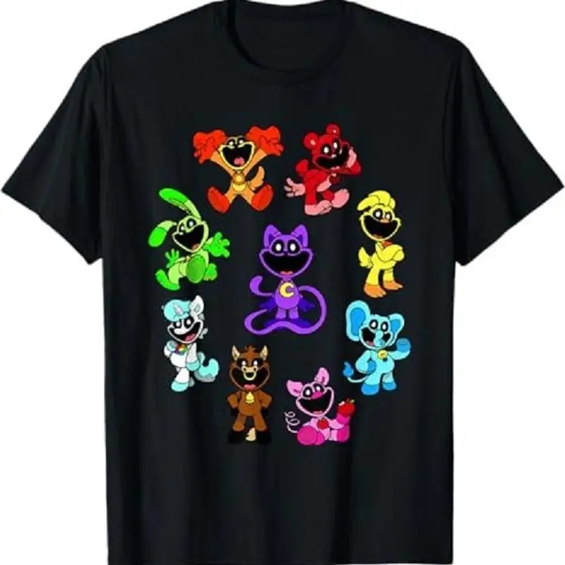 Smiling Animals Plush Critters Costume Funny Animals T Shirt