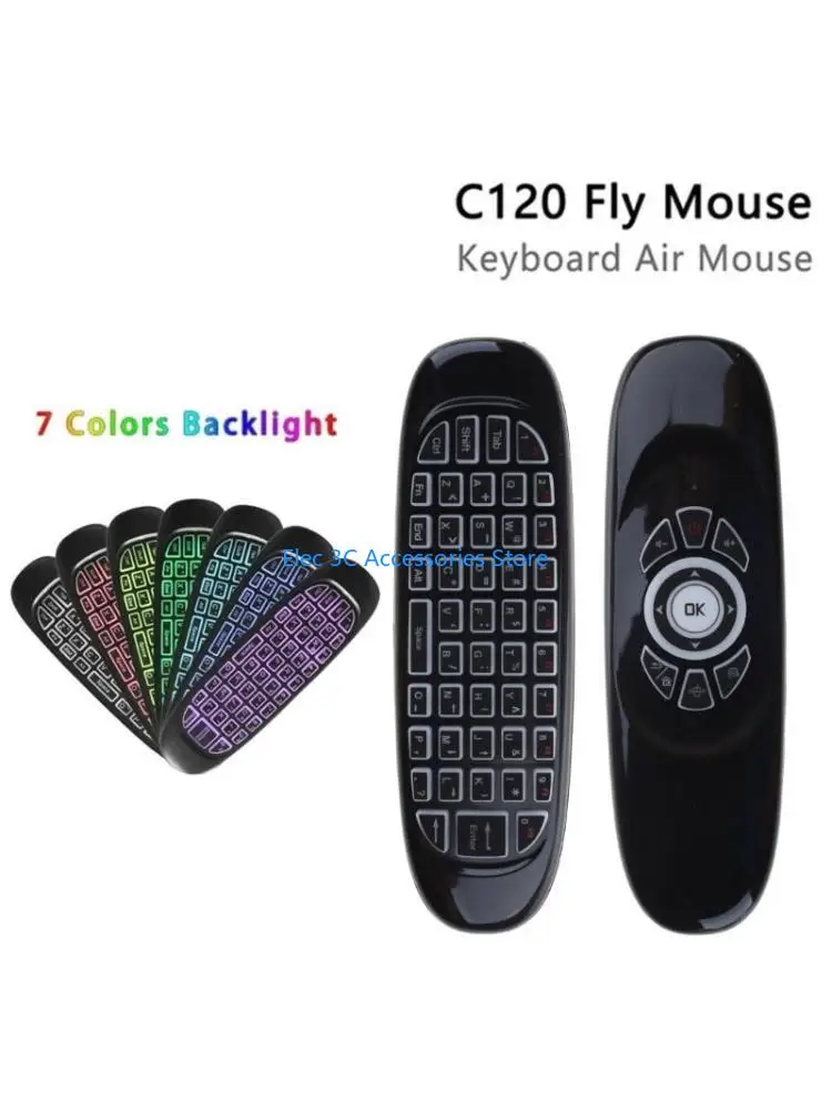 Y51A para Backlight Remote Control 2.4G MOUNTO AIR INREABLE para caja Android
