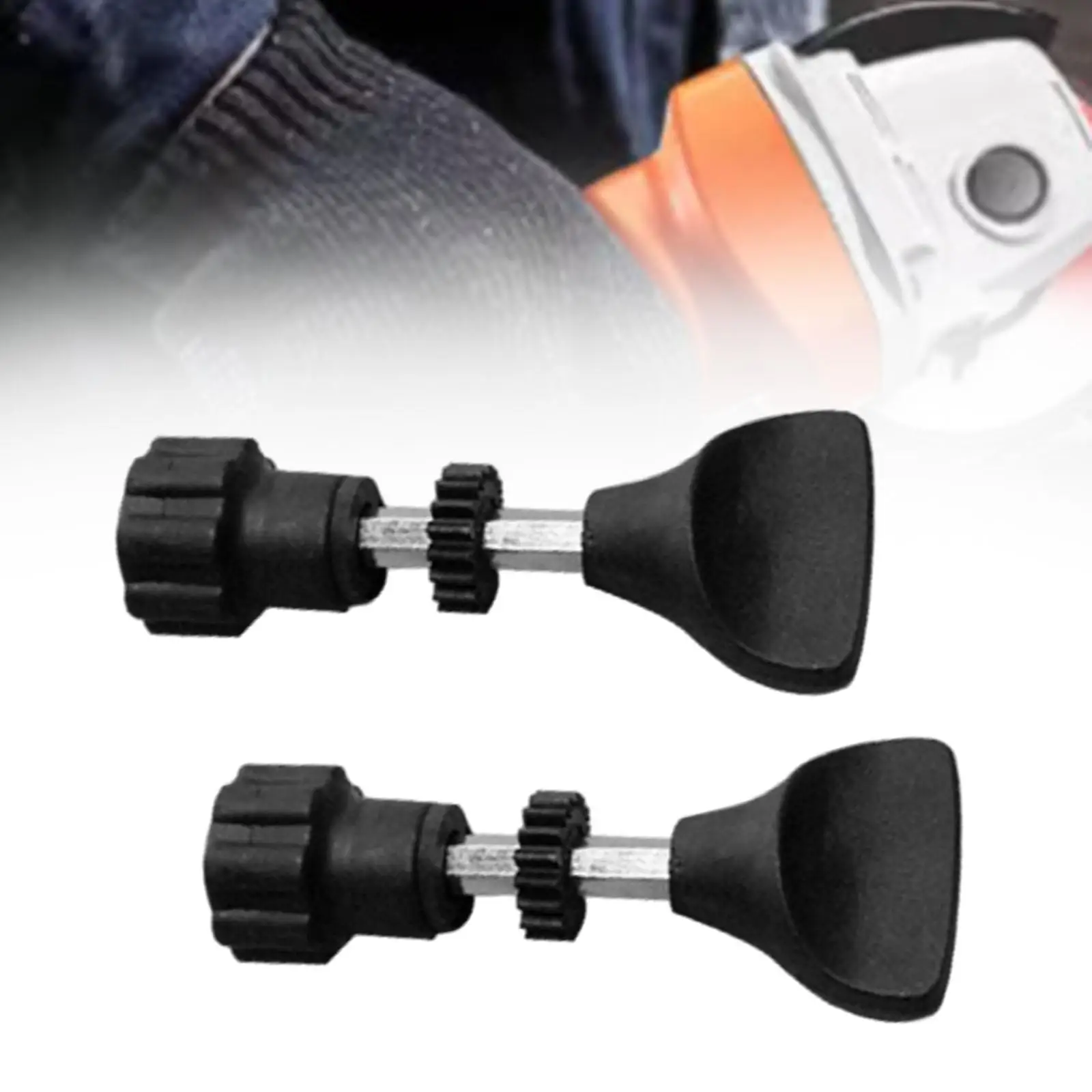 

2x Woodworking Router Base Gear Screw Electric Trimming Machine Base Gear Screw