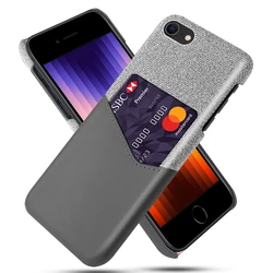 SE 2022  for iPhone SE 2022 Case Card Slots Business Cover On The For Apple iPhone SE3 SE 3 (2022) (3rd generation) 4.7