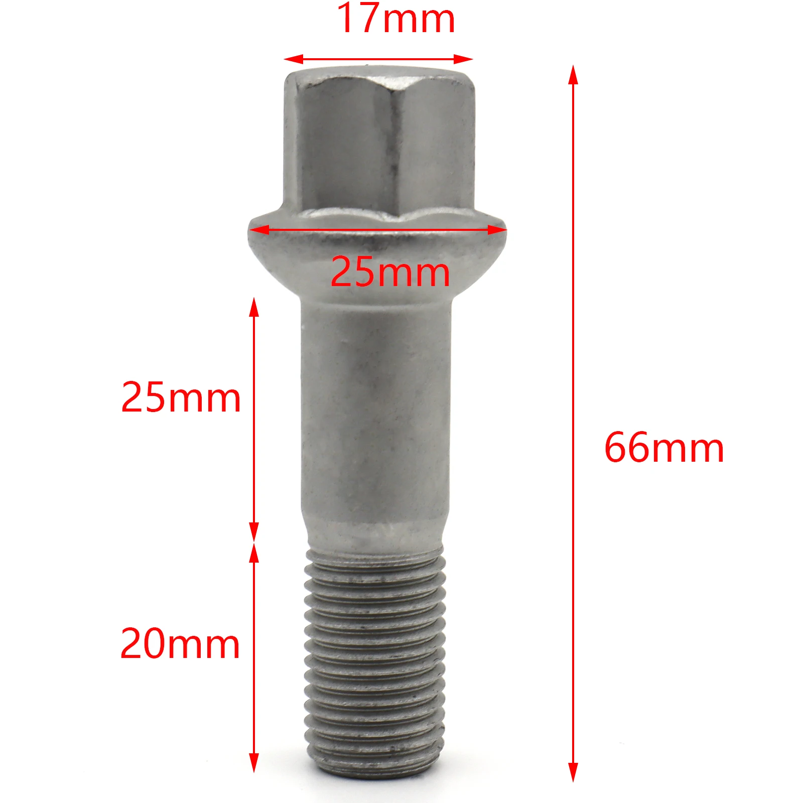 5pcs Car Wheel Bolts Silver 0009905307 0009905407 Truck Parts For Mercedes-Benz W164 X164 ML320 ML350 ML450 ML500 R280 R300 R320