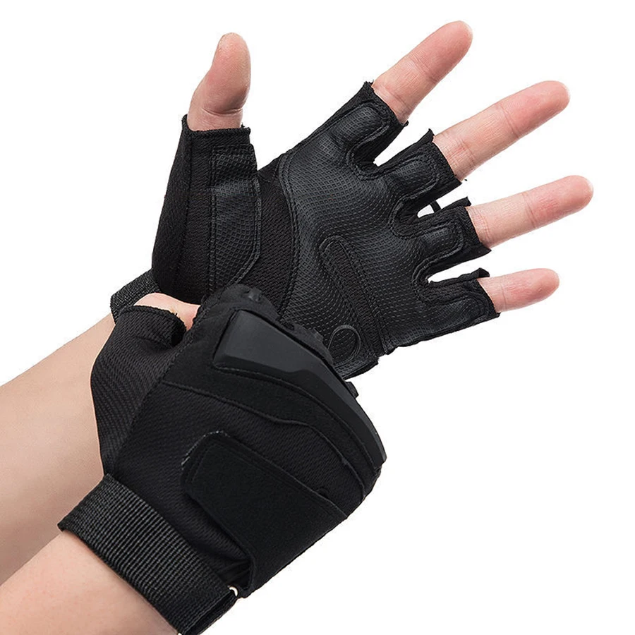 

Men's Fingerless Breathable,Non-Slip Workout Gloves Tactical Combat Shooting Motorcycle Weight Lifting Gloves