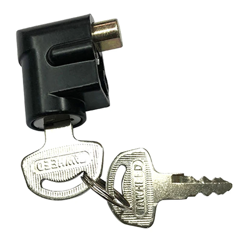 Stainless Steel Motorcycle Steering Lock With Two Keys 2 Position Switch For GN125 GS125