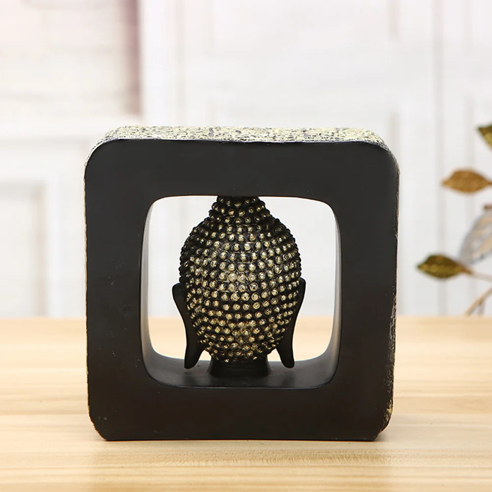 

Thai Buddha Resin Ornament Tabletop Desktop Decor Chic Resin Buddha Statue Housewarming Gift Figurine