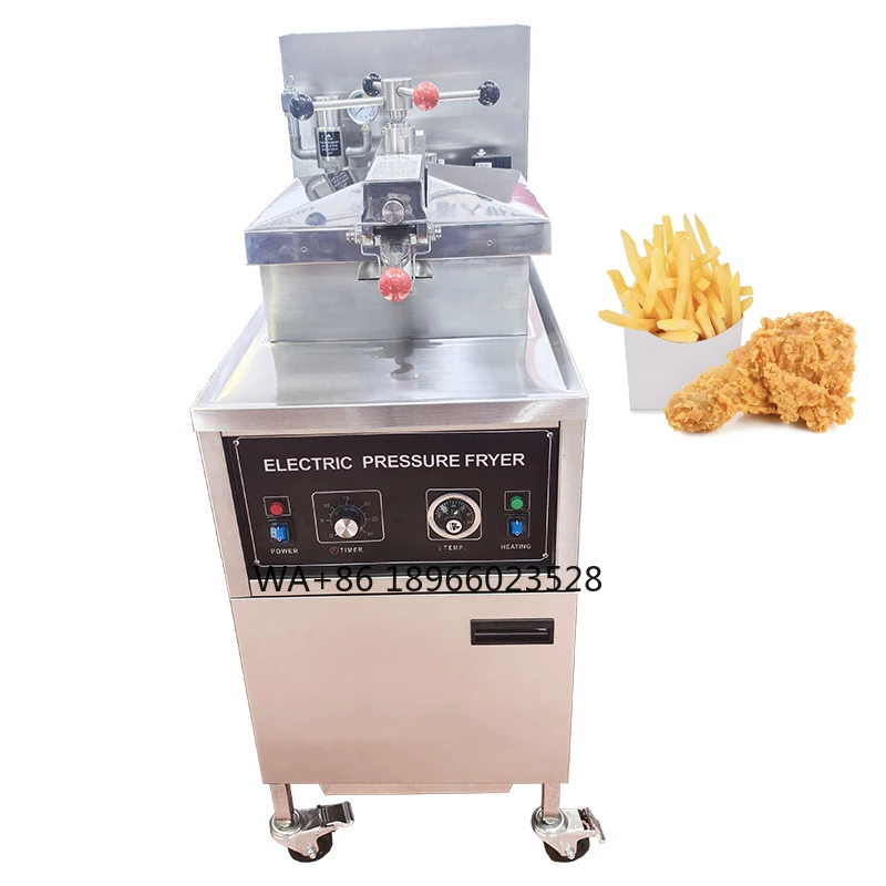 

Chicken Fast Food Sizzling Fried Chicken High Pressure Deep Fryer Professional Fried Chicken Electric Gas Pressure Fryer