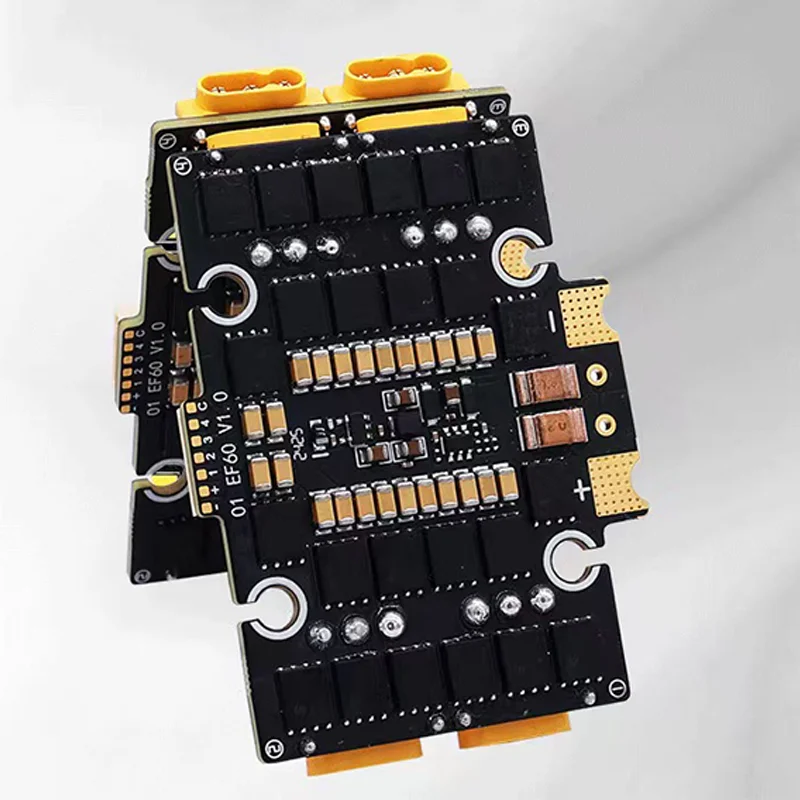 HAKRC EF60 4-in-1 ESC 50MHz 2S-6S Lipo 55A Peak Current Regenerative Braking PWM for FPV High-Power Drone Large RC Model