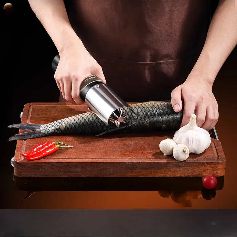 High-grade electric fish scale scraping artifact