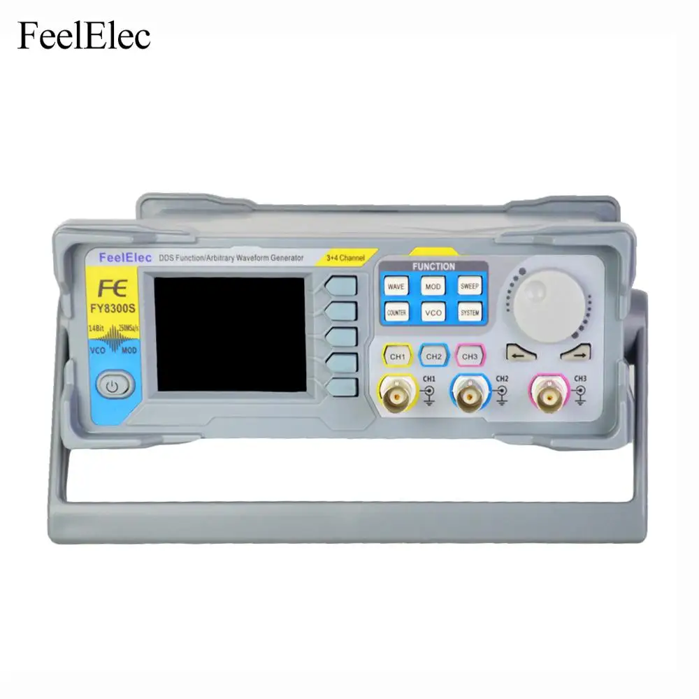 

FeelElec Signal Generator FY8300S-60Mhz Signal-Source-Frequency-Counter DDS Arbitrary Waveform Three-Channel