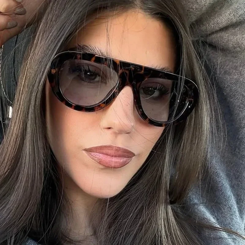 Fashion Oversized Hip Hop Sunglasses Men Women Shades Brand Designer  Glasses Trend Male Punk Eyewear Female UV400 image 4