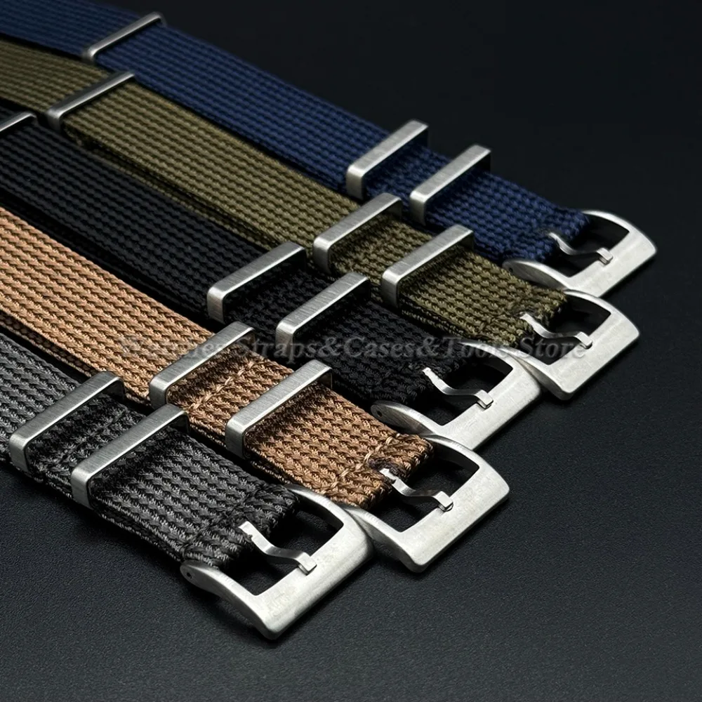 Gewebtes Militär-Nylon-Uhrenarmband 18mm 20mm 22mm für Samsung Galaxy Watch 7/6/5/4 für Seiko Herren Damen Universal-Armbänder – Detail 4