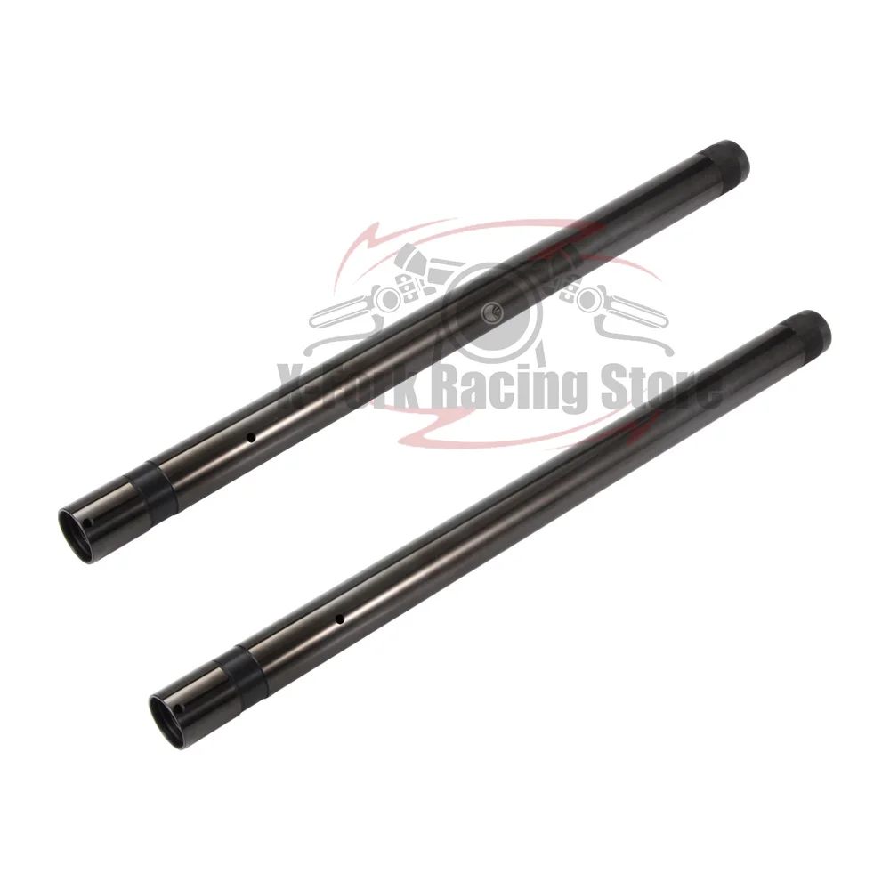 2pc  Front Suspension Fork Inner Tubes Pipes For Kawasaki Ninja ZX-4RR ZX4RR 2023-2024 44013-0401 44013-0405 37x585mm Gold/Black