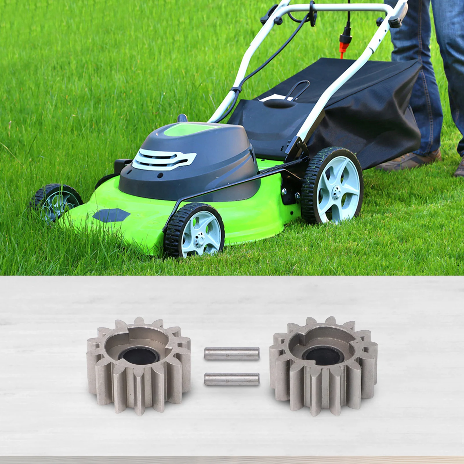 Brown 14 Tooth Sprocket Compatible With Most Mowers Cutting Performance Long-lasting Performance Power Transmission