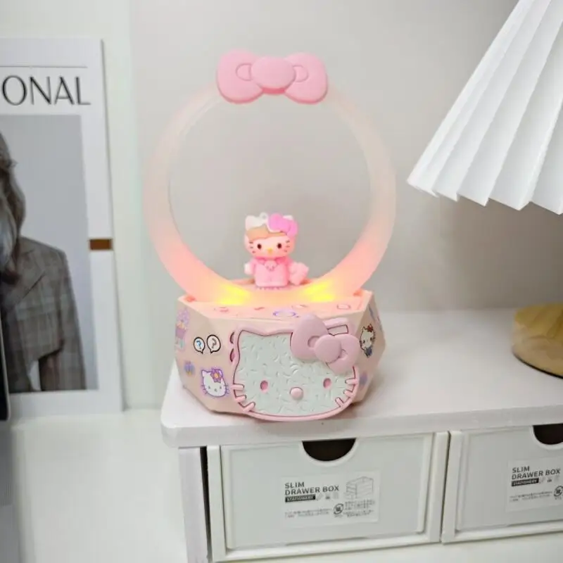 산리오 귀여운 헬로키티 무드등 블루투스 스피커 여자친구 최고의 친구 슈퍼 귀여운 생일 선물 졸업 선물 기념일 선물