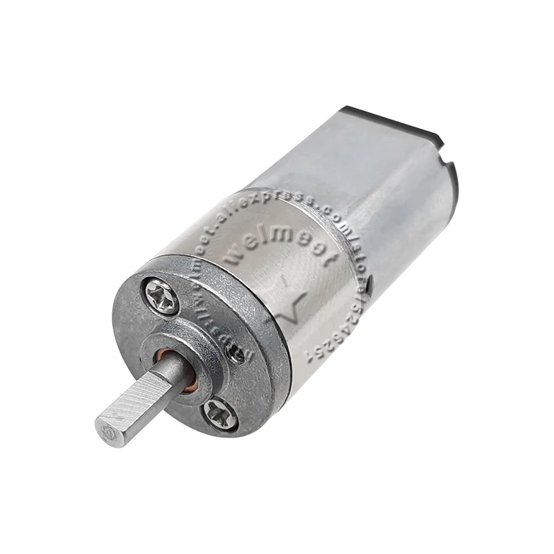 1Pcs DC6V 12V JGA16-030 Slow Speed Large Torque Speed Reduction Gear Motor with Metal Gearbox For Smart Door Lock