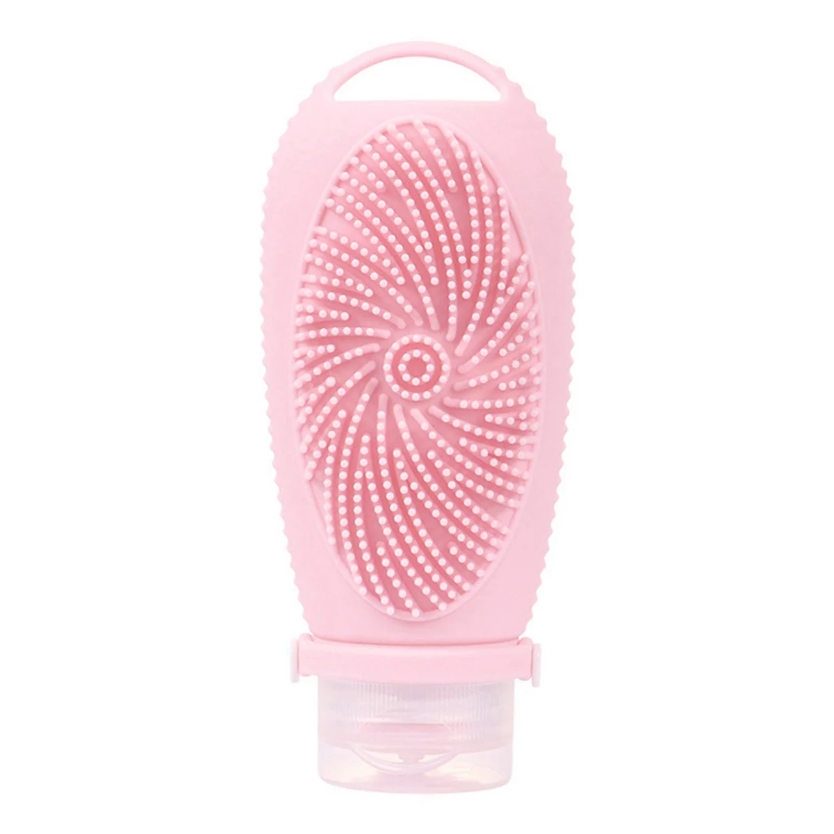 Silicone Travel Refillable Bottle Cleansing Brush Portable Shampoo Bottles Lotion Cosmetics Container Trip E