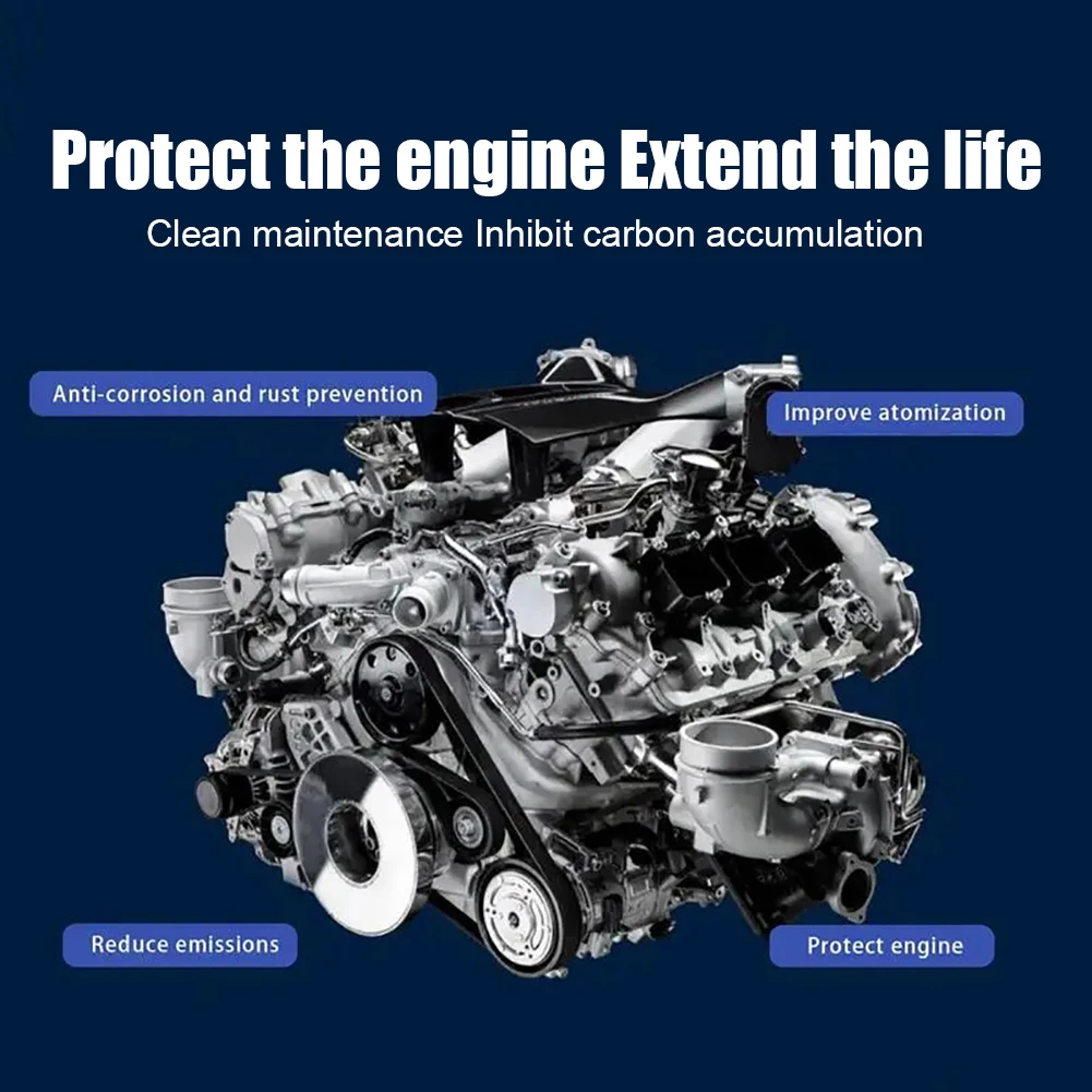 Новый очиститель каталитического нейтрализатора 100 мл, автомобильный газойль, топливные добавки, экономия масла, удаление углеродного депозита, очиститель топлива, защита двигателя