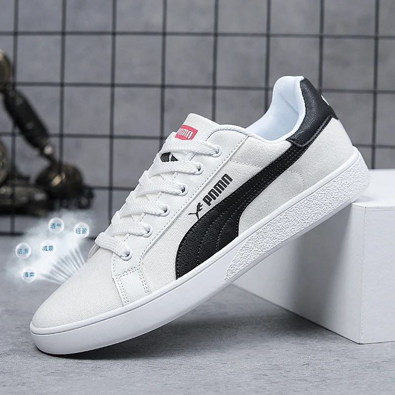 

2025Summer Breathable Comfortable Lightweight High Quality Rubber Sole Low-Top Canvas Shoes Couple Five Colors35-45