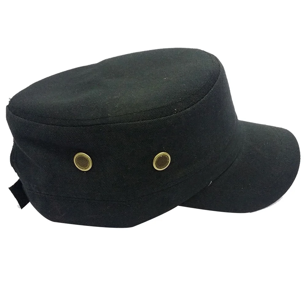 قبعة مسطحة النمط العسكري 59/60 سنتيمتر نسيج القطن قابل للتعديل الرياضة في الهواء الطلق الترفيه قبعة تنفس تنفيس آلة قابل للغسل