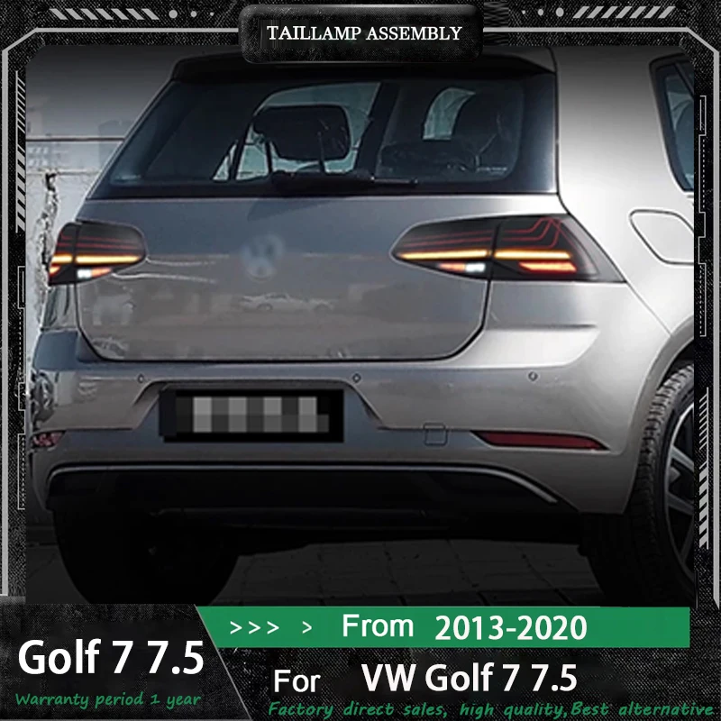 

Светодиодный задний фонарь в сборе для Volkswagen Golf 7.5 mk7.5 VW golf 7 mk7 2013-2016-up стоп-сигнал с указателем поворота