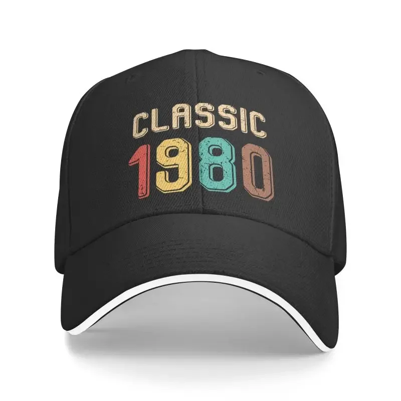 

Classic Unisex Vintage Classic 1980 Baseball Cap Adult Adjustable Dad Hat Men Women Outdoor