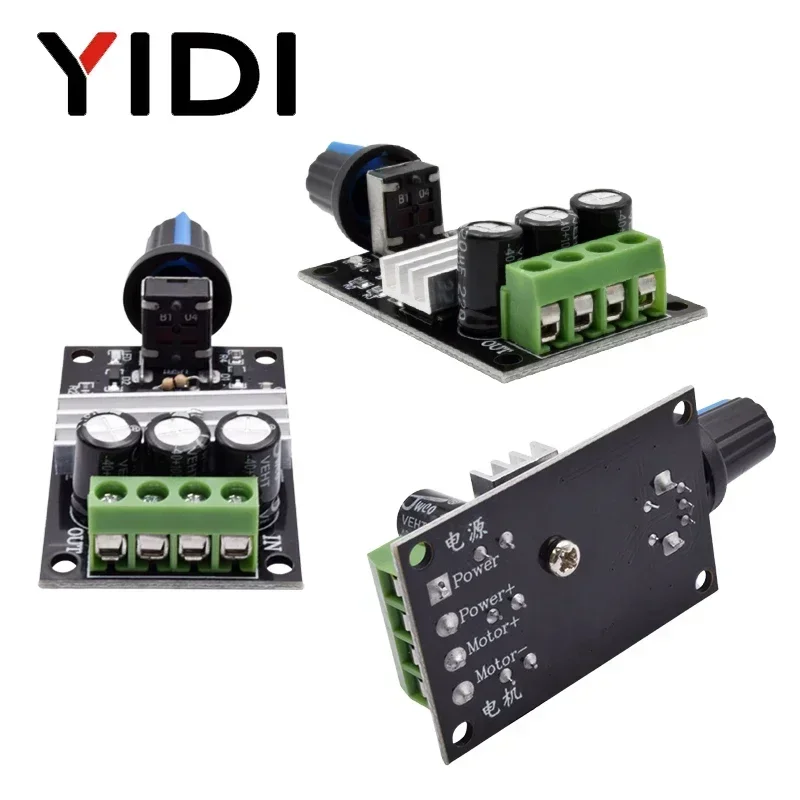 12V 24V 3A PWM DC Motor Speed Controller LED Dimmer Module Stepless Voltage Regulator Governor Adjustable Power Control Switch