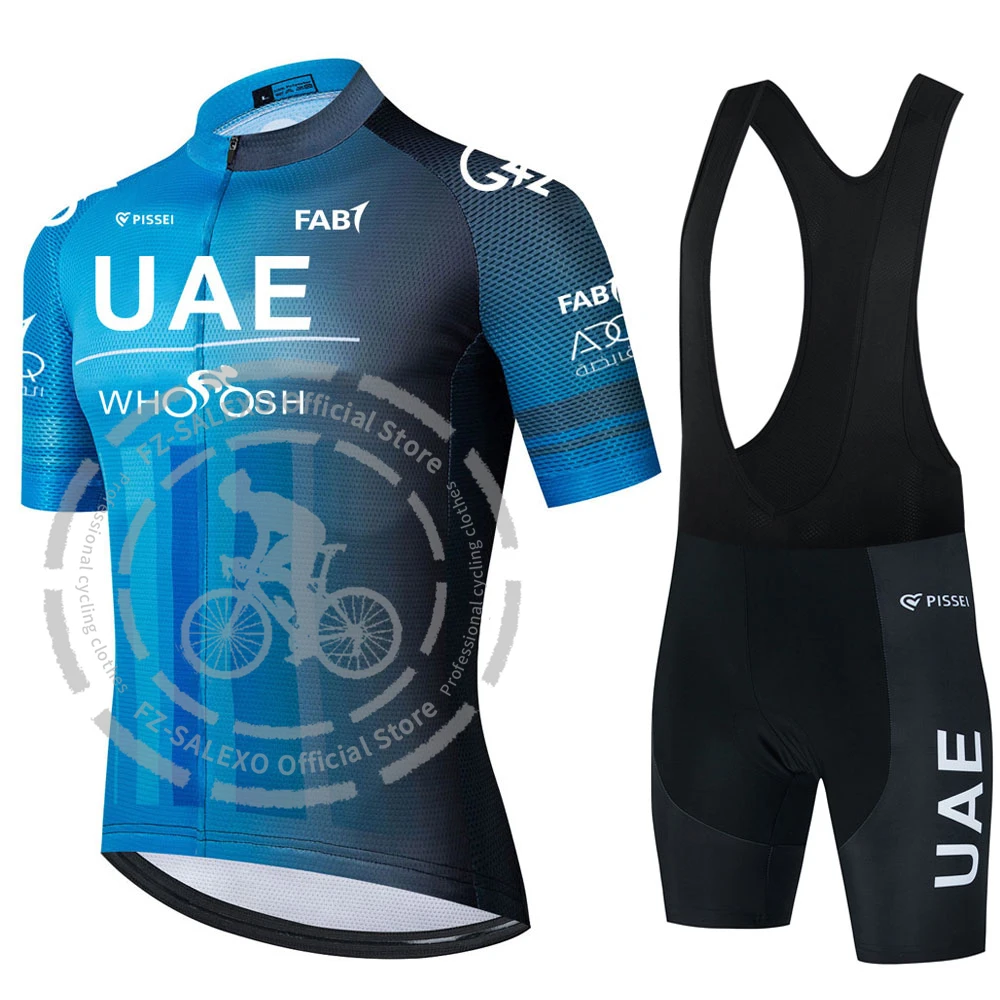 AliExpress NONE 2025 Uae Cycling Jersey Set Men Summer Ropa Ciclismo Short Sleeve Bicycle Wear MTB Clothing Bike Uniform Breathable Racing Shirt