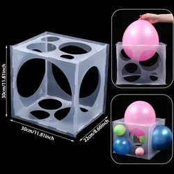 11Holes 2-10Inch Balloon Sizer Box Collapsible Balloons Measurement Tool For Balloon Decorations,Balloon Arches,Balloon Columns