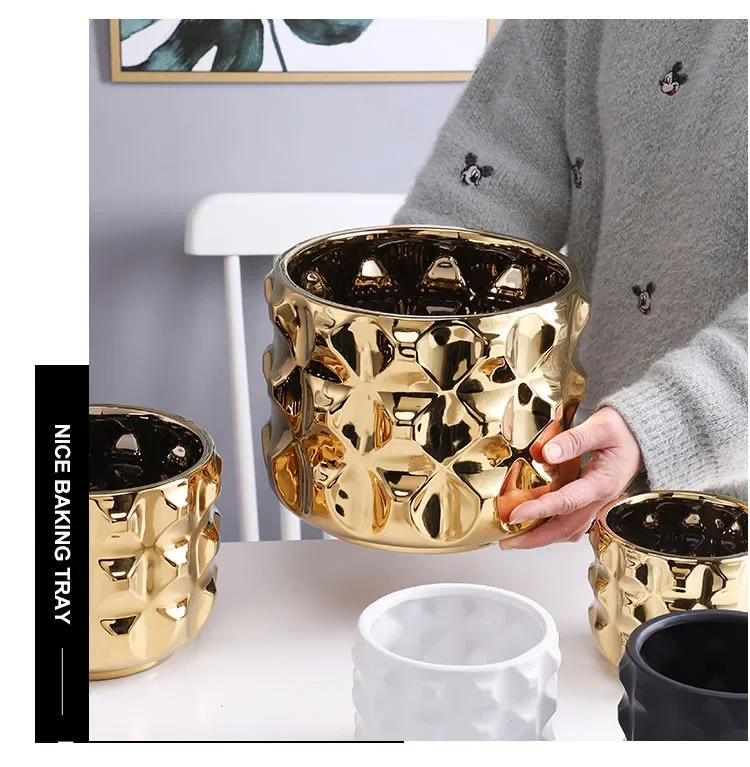 

Современный дизайн, минималистичная керамическая ваза, цветочный горшок, горшечные растения, декоративная цветочная композиция, украшение стола, фарфоровые вазы