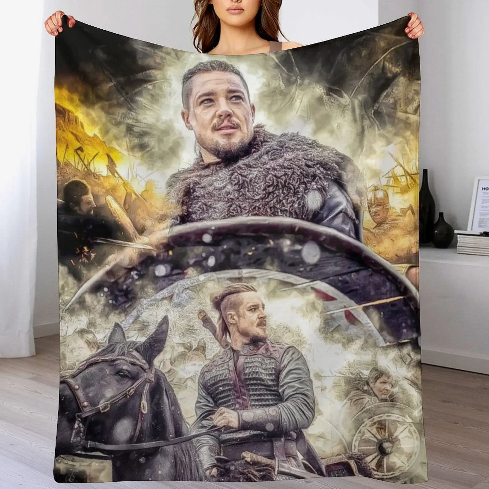 The Last Kingdom Throw Blanket Portable Lightweight Blanket for Travel Camping